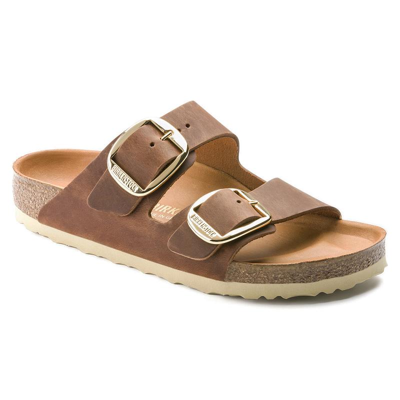 Arizona Birkenstock Big Prackou Antique Kozene Damske Hnede | SK 72LIS